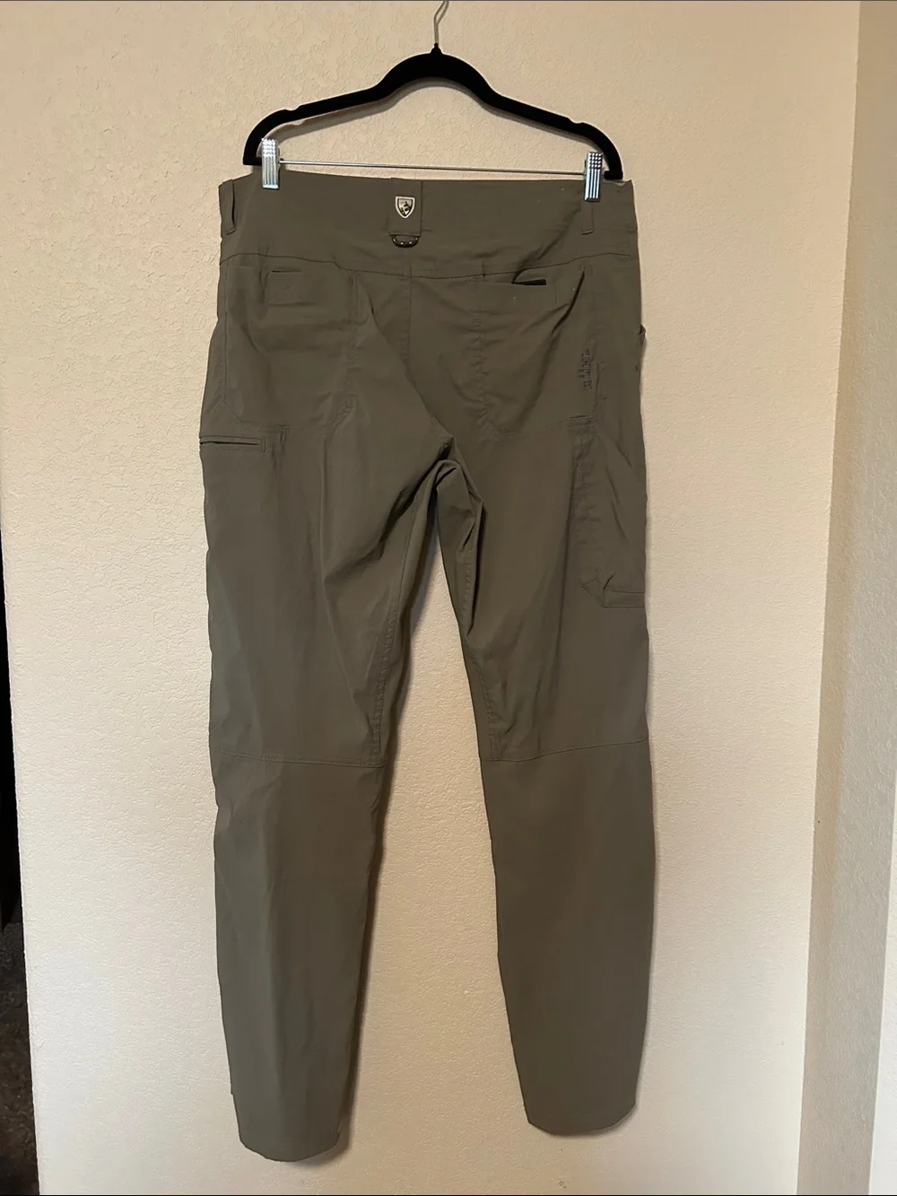Kuhl Renegade Men’s Outdoor Pants 36x32 Olive Gray Stretch Hiking Travel
